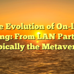 The Evolution of On-line Gaming: From LAN Parties to typically the Metaverse