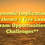 **Economic Implications of Prabowo’s Free Lunch Program: Opportunities and Challenges**